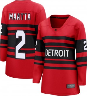 Women's Olli Maatta Detroit Red Wings Fanatics Branded Breakaway Red Special Edition 2.0 Jersey
