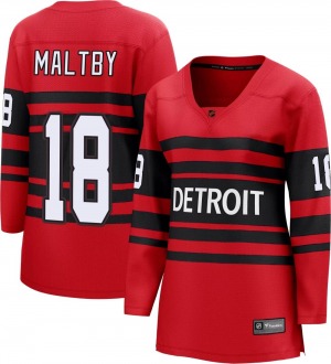 Women's Kirk Maltby Detroit Red Wings Fanatics Branded Breakaway Red Special Edition 2.0 Jersey