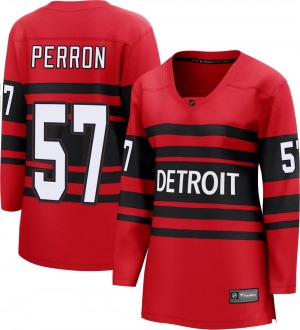 Women's David Perron Detroit Red Wings Fanatics Branded Breakaway Red Special Edition 2.0 Jersey