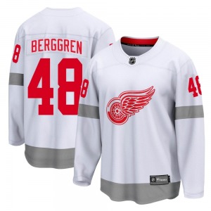 Youth Jonatan Berggren Detroit Red Wings Fanatics Branded Breakaway White 2020/21 Special Edition Jersey