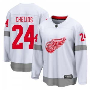 Youth Chris Chelios Detroit Red Wings Fanatics Branded Breakaway White 2020/21 Special Edition Jersey
