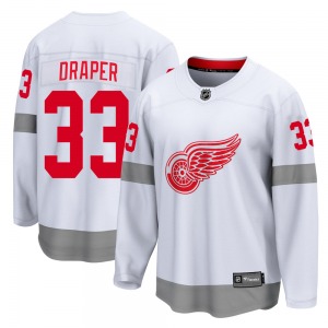 Youth Kris Draper Detroit Red Wings Fanatics Branded Breakaway White 2020/21 Special Edition Jersey