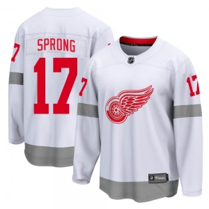 Youth Daniel Sprong Detroit Red Wings Fanatics Branded Breakaway White 2020/21 Special Edition Jersey
