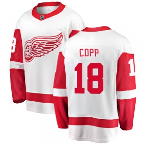 Youth Andrew Copp Detroit Red Wings Fanatics Branded Breakaway White Away Jersey
