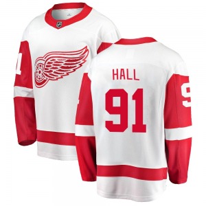 Youth Curtis Hall Detroit Red Wings Fanatics Branded Breakaway White Away Jersey