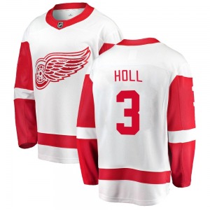 Youth Justin Holl Detroit Red Wings Fanatics Branded Breakaway White Away Jersey