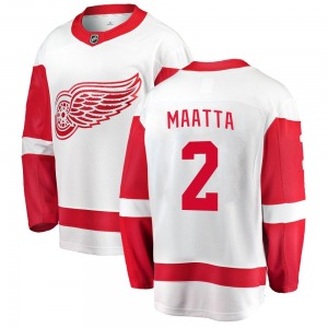 Youth Olli Maatta Detroit Red Wings Fanatics Branded Breakaway White Away Jersey