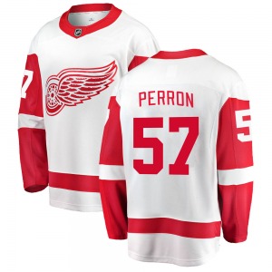 Youth David Perron Detroit Red Wings Fanatics Branded Breakaway White Away Jersey