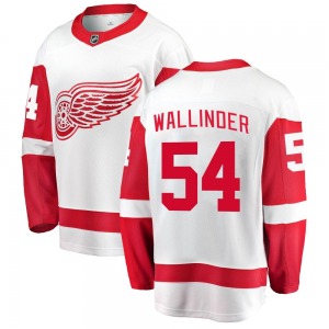 Youth William Wallinder Detroit Red Wings Fanatics Branded Breakaway White Away Jersey