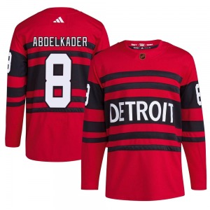Justin Abdelkader Detroit Red Wings Adidas Authentic Red Reverse Retro 2.0 Jersey