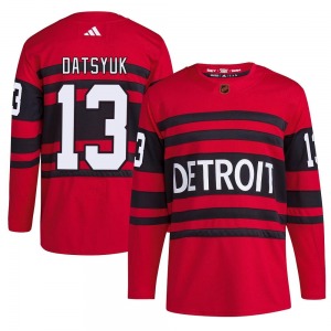Pavel Datsyuk Detroit Red Wings Adidas Authentic Red Reverse Retro 2.0 Jersey