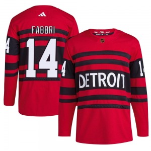 Robby Fabbri Detroit Red Wings Adidas Authentic Red Reverse Retro 2.0 Jersey