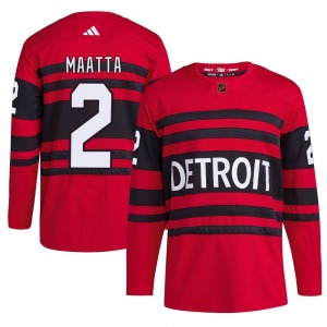 Olli Maatta Detroit Red Wings Adidas Authentic Red Reverse Retro 2.0 Jersey