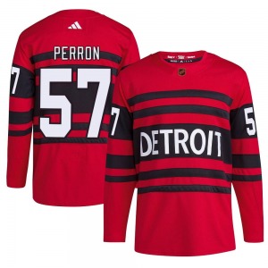 David Perron Detroit Red Wings Adidas Authentic Red Reverse Retro 2.0 Jersey