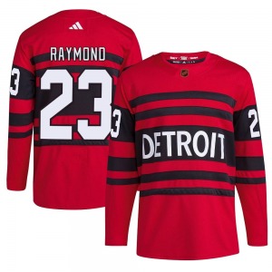 Lucas Raymond Detroit Red Wings Adidas Authentic Red Reverse Retro 2.0 Jersey