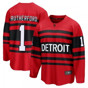 Jim Rutherford Detroit Red Wings Fanatics Branded Breakaway Red Special Edition 2.0 Jersey