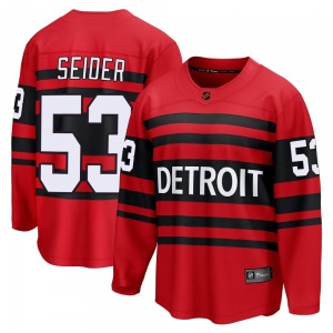 Moritz Seider Detroit Red Wings Fanatics Branded Breakaway Red Special Edition 2.0 Jersey
