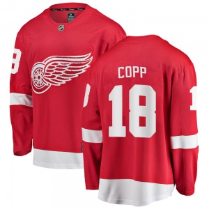 Youth Andrew Copp Detroit Red Wings Fanatics Branded Breakaway Red Home Jersey
