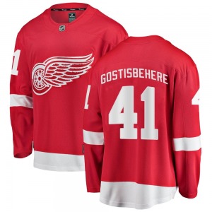 Youth Shayne Gostisbehere Detroit Red Wings Fanatics Branded Breakaway Red Home Jersey