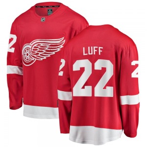 Youth Matt Luff Detroit Red Wings Fanatics Branded Breakaway Red Home Jersey