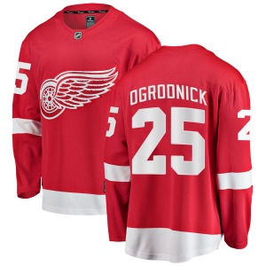 Youth John Ogrodnick Detroit Red Wings Fanatics Branded Breakaway Red Home Jersey