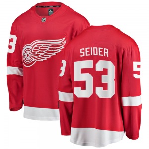 Youth Moritz Seider Detroit Red Wings Fanatics Branded Breakaway Red Home Jersey