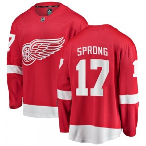 Youth Daniel Sprong Detroit Red Wings Fanatics Branded Breakaway Red Home Jersey