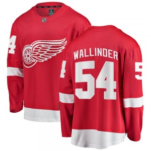 Youth William Wallinder Detroit Red Wings Fanatics Branded Breakaway Red Home Jersey