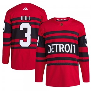 Youth Justin Holl Detroit Red Wings Adidas Authentic Red Reverse Retro 2.0 Jersey