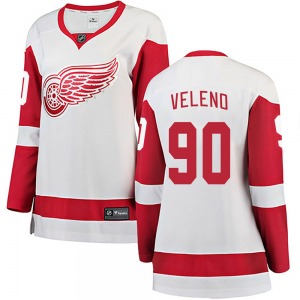 Women's Joe Veleno Detroit Red Wings Fanatics Branded Breakaway White Away Jersey
