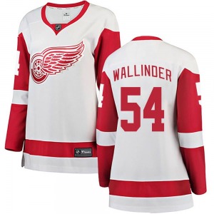 Women's William Wallinder Detroit Red Wings Fanatics Branded Breakaway White Away Jersey