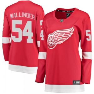 Women's William Wallinder Detroit Red Wings Fanatics Branded Breakaway Red Home Jersey