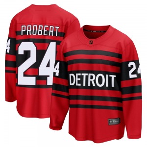 Youth Bob Probert Detroit Red Wings Fanatics Branded Breakaway Red Special Edition 2.0 Jersey