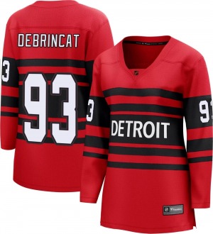 Women's Alex DeBrincat Detroit Red Wings Fanatics Branded Breakaway Red Special Edition 2.0 Jersey