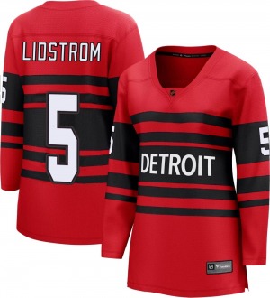 Women's Nicklas Lidstrom Detroit Red Wings Fanatics Branded Breakaway Red Special Edition 2.0 Jersey