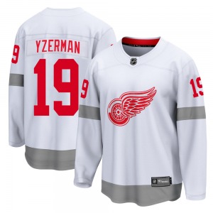 Youth Steve Yzerman Detroit Red Wings Fanatics Branded Breakaway White 2020/21 Special Edition Jersey