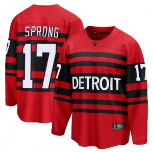 Daniel Sprong Detroit Red Wings Fanatics Branded Breakaway Red Special Edition 2.0 Jersey