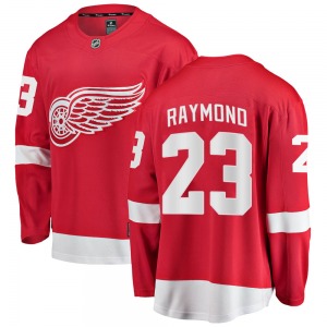 Youth Lucas Raymond Detroit Red Wings Fanatics Branded Breakaway Red Home Jersey